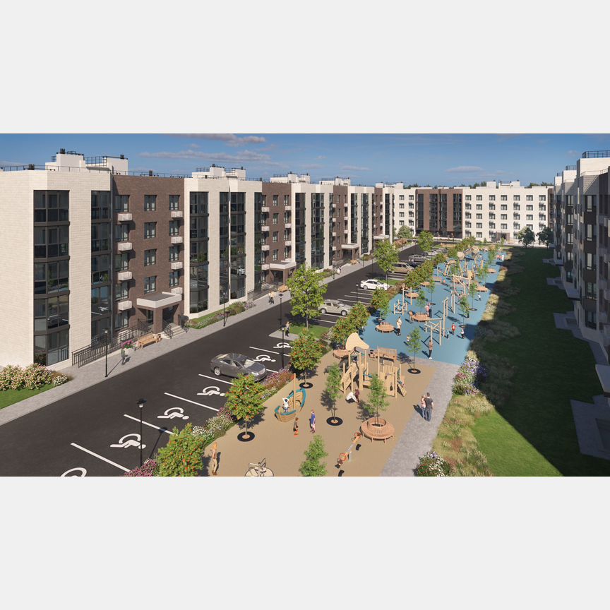 2-к. квартира, 68,3 м², 5/5 эт.