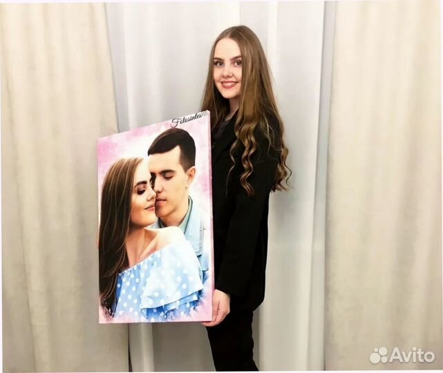 Портрет на холсте 50х70