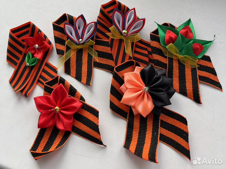 Георгиевская лента броши