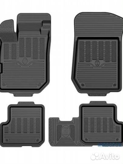 Резиновые коврики рено логан 2