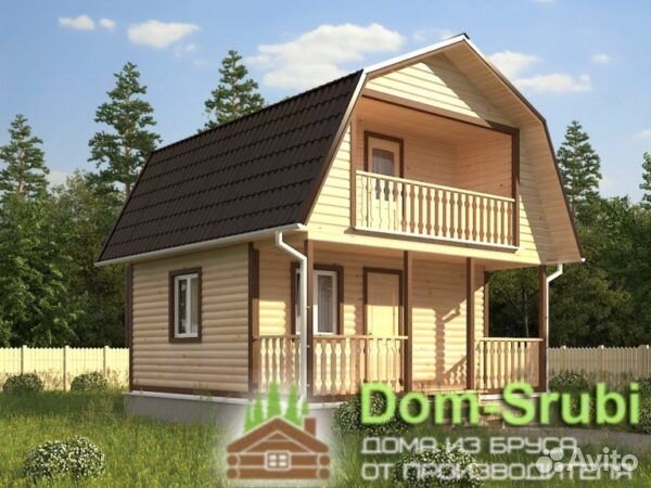 Грязовец-Хорошая надёжная Баня из бруса Б-13 (6х6)