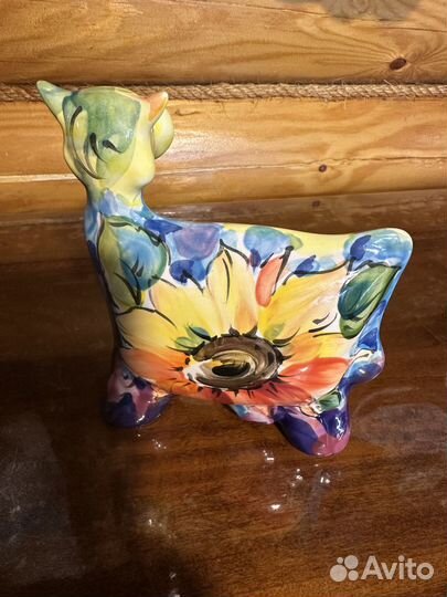 Turov Art коллекционная «корова с цветком»