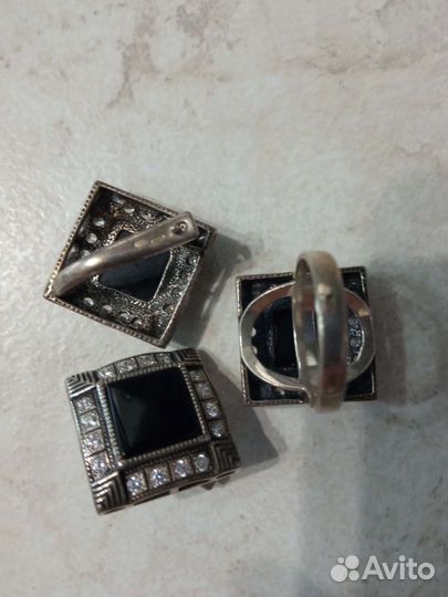 Гарнитур серебро