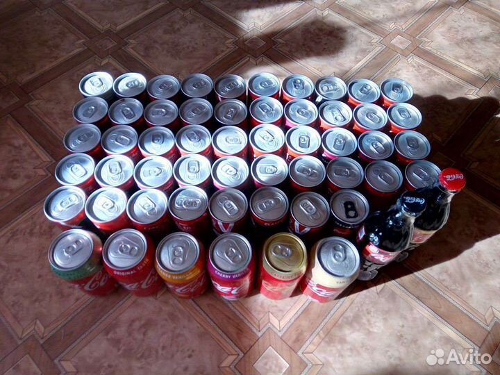 Коллекция Кока-Колы и Пепси целые, не вскрытые