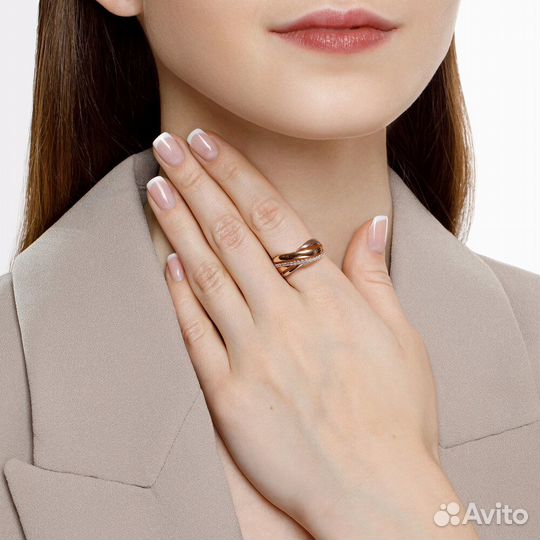 Золотое Кольцо с камнями