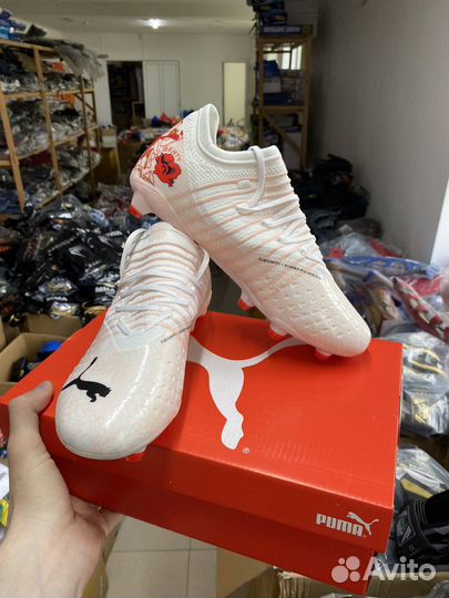 Бутсы Puma белые
