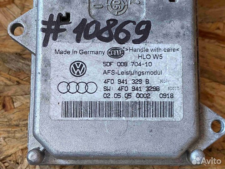 Блок управления светом Audi A6C6 (4F 2004-2010) 4F