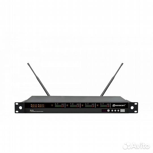 Relacart UR-2Q, Dante 4-канальный приёмник, ширина