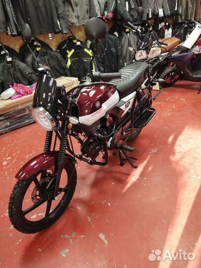 Мопед Warrior 125 красный