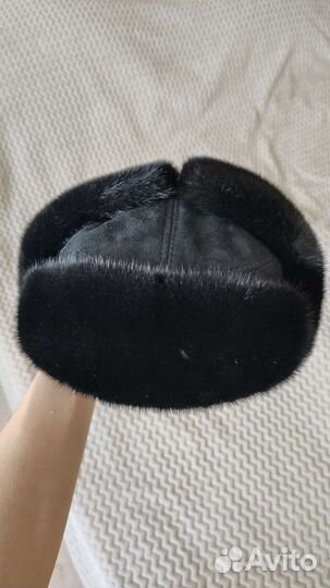 Норковая шапка мужская новая