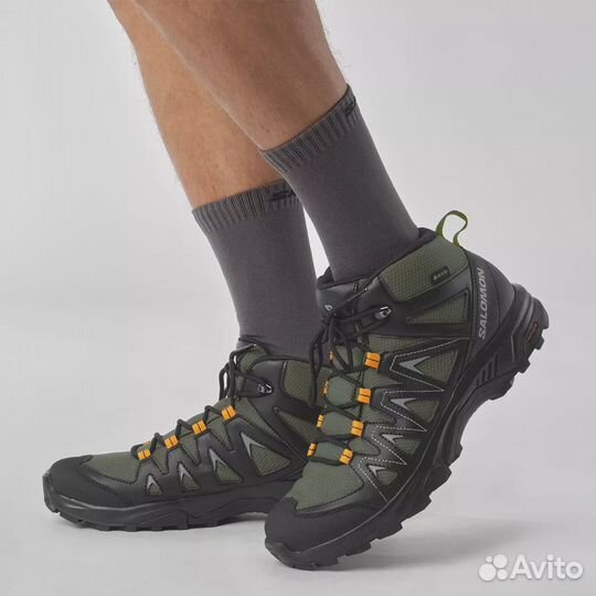Кроссовки Salomon X Braze MID GTX Olive Night
