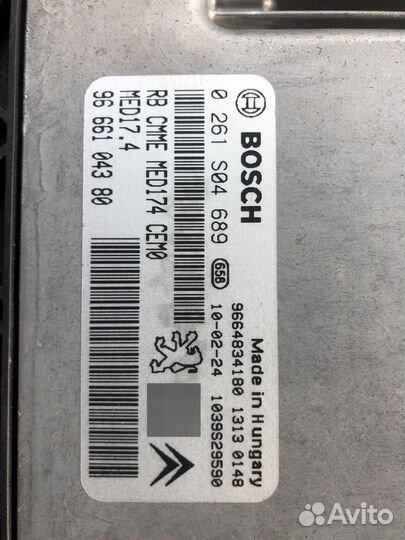 0261S04689 Bosch блок управления двигателя