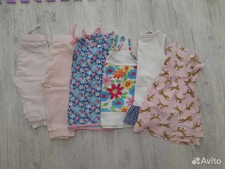 Пакет вещей на девочку 74-80р