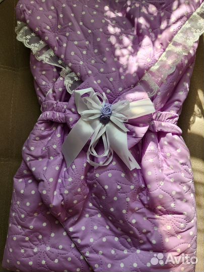 Одеяло конверт новый на выписку весна лето