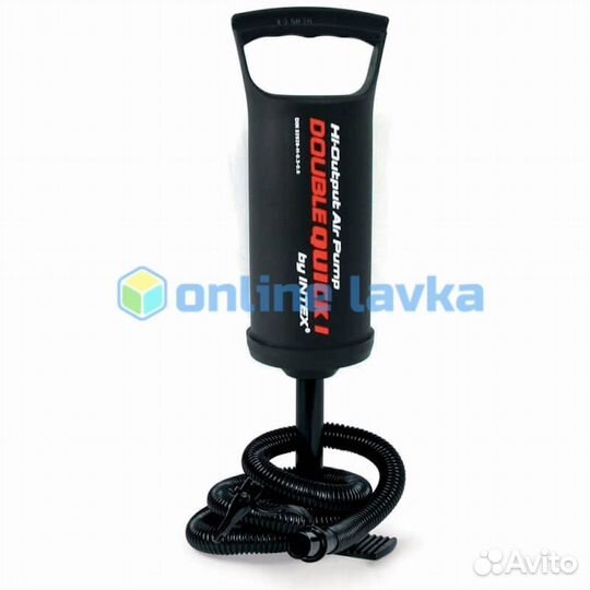 Насос ручной (3 насадки) 29 см Intex