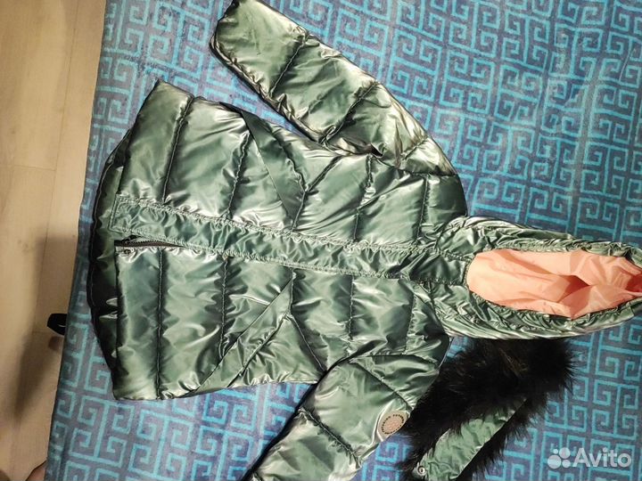 Куртка для девочки зимняя 128