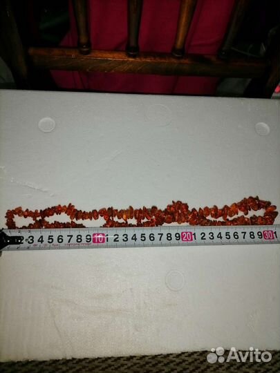 Бусы. Янтарь. 66 см. СССР