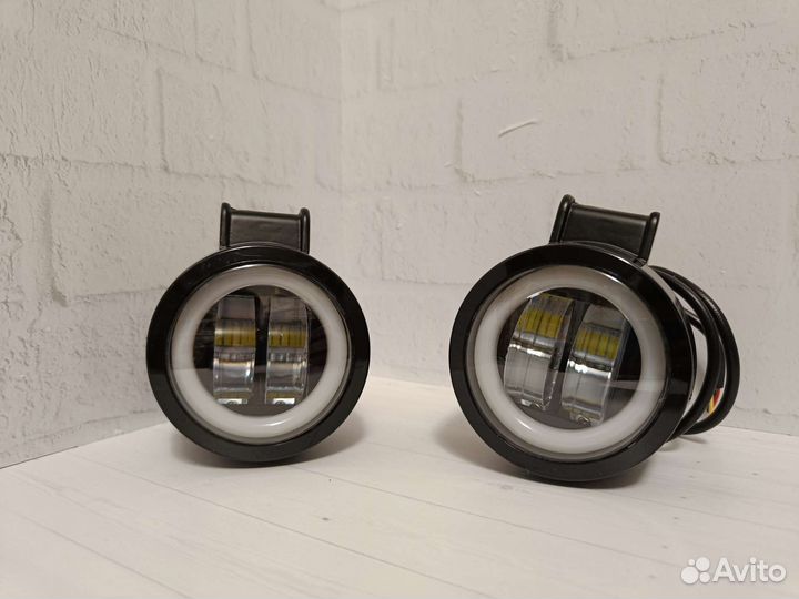 Универсальные LED противотуманные фары 25W