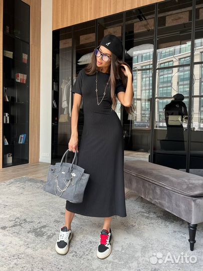 Платье лапша миди