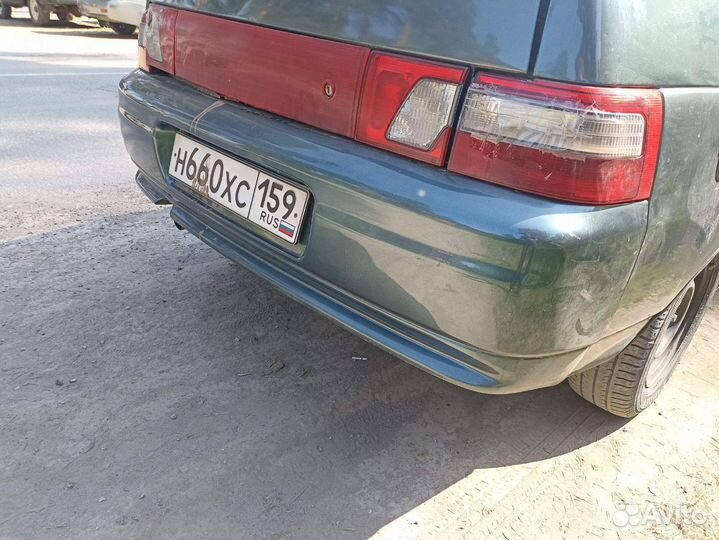 Задний бампер ваз 2112