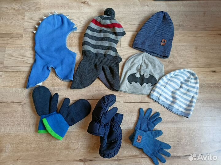 Шапки, варежки, перчатки для мальчика