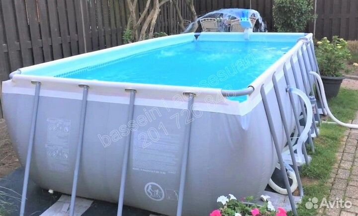 Каркасный бассейн Прямоугольный