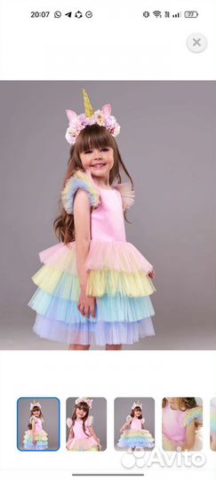 Платье для девочки 110 116 новое