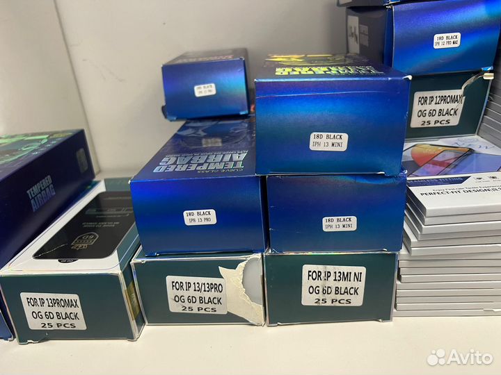 Защитные стекла оптом на iPhone Samsung Xiaomi