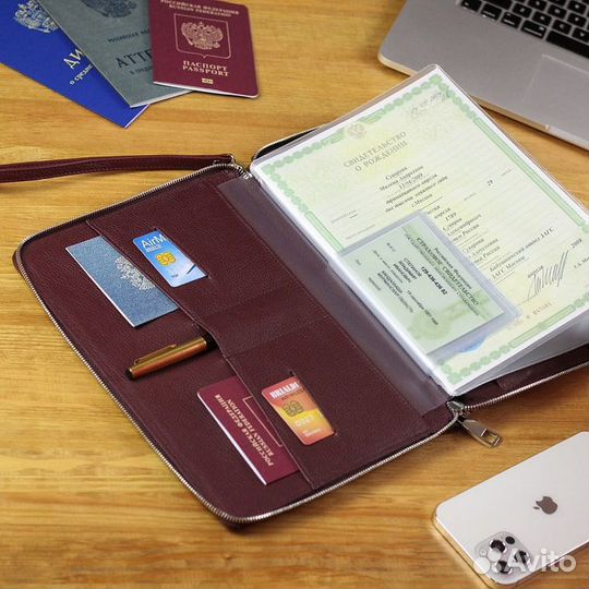 Папка А5 Brialdi Cruise (Круиз) relief cherry