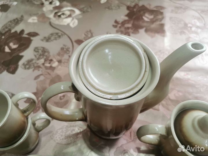 Чайный кофейный сервиз керамический