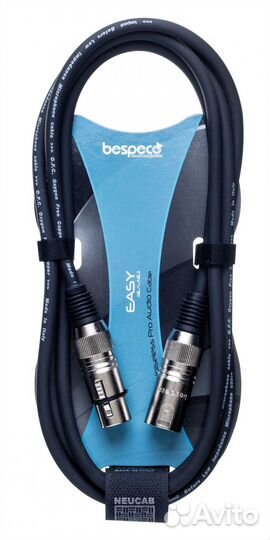 Кабель микрофонный Bespeco xcmb450 (XLR-XLR) 4.5 m