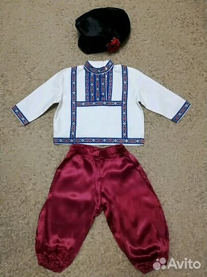 Русский народный костюм, Богатырь, чертик, индеец