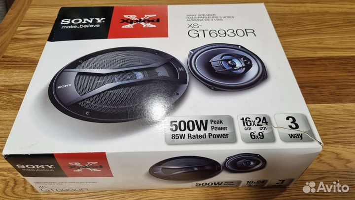 Динамики 6х9 sony xs-gt6930r
