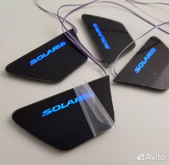 Led Подсветка дверных ручек Hyundai Solaris 2