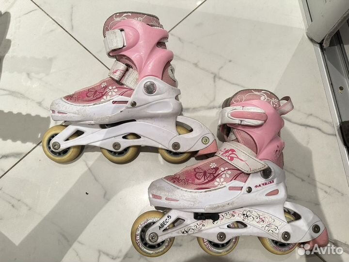 Ролики детские Kreiss 26-29 р-р розовые
