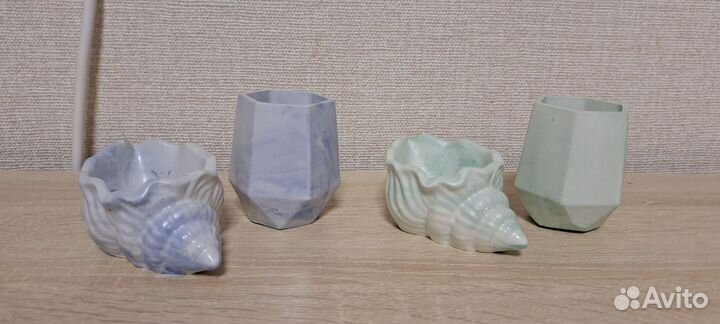 Гипсовые кашпо