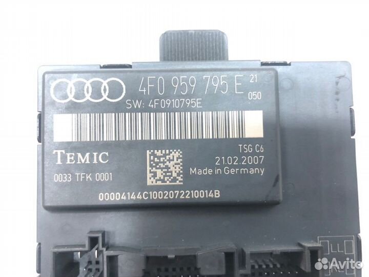 Блок управления TSG двери Audi A6 универсал BPP