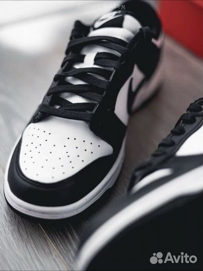 Nike Dunk Low Black/White Оригинал