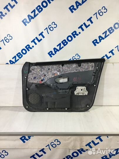 Обивка передней двери лев. nissan almera G15 1.6 м