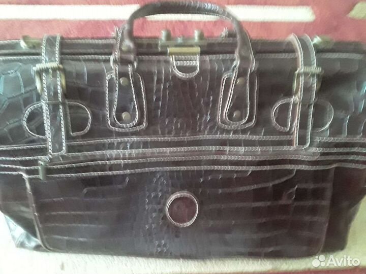 Саквояж кожаный мужской