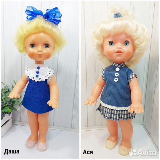 Кукла СССР Даша и Ася ф-ка Победа