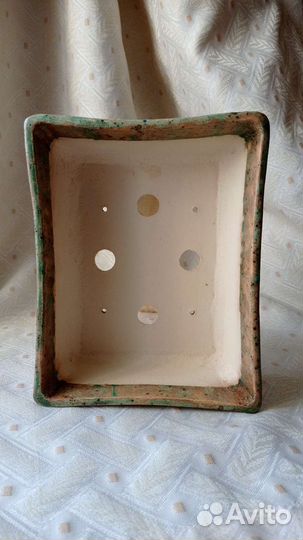 Горшок для бонсай керамический