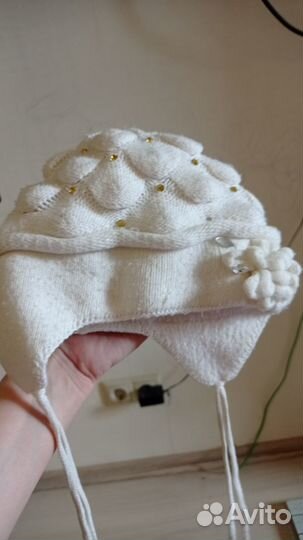 Шапка зимняя для девочки 52 54