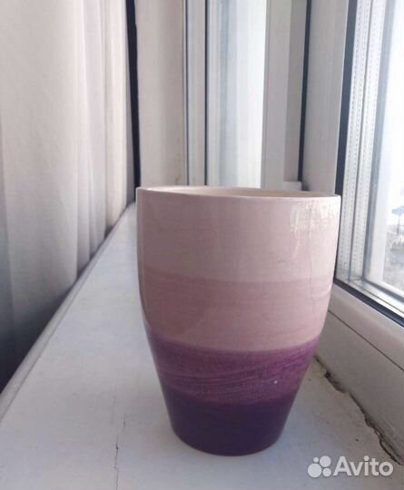 Горшок-кашпо для цветов, керамика