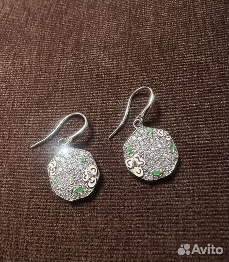 Серебряные серьги