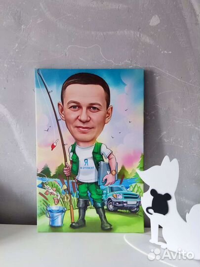 Портрет на холсте по фото