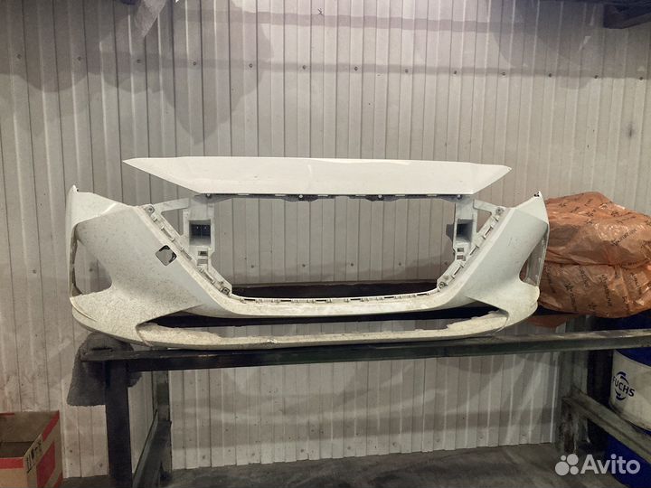 Бампер передний на hyundai solaris