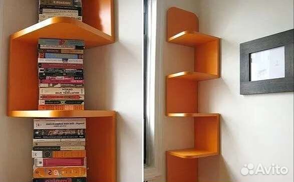 Полка настенная угловая