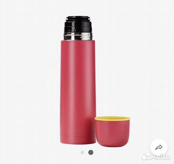 Термос Крышка-чашка, Кнопка-клапан, 500 мл. Новый