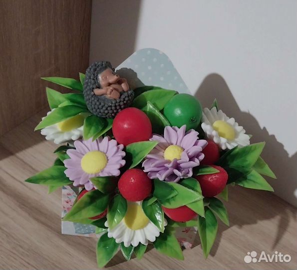 Букет цветов из мыла